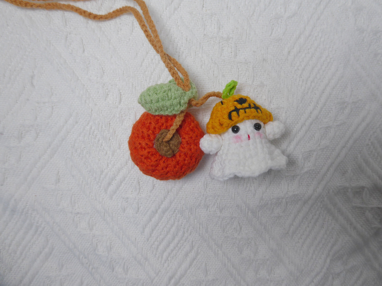 Halloween Crochet Car Accessories, Halloween Decor Car Mirror Hanger, Halloween Car Charm, Rear View Mirror Accessories