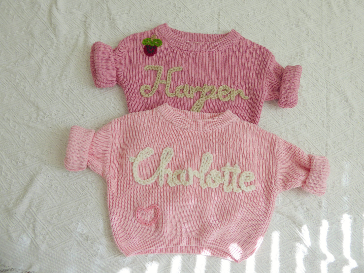 Personalized Baby Name Sweater, Embroidered Children Sweatshirt, Knit Sweater Toddler, Custom Baby Sweater with Name, Customized Baby Gifts