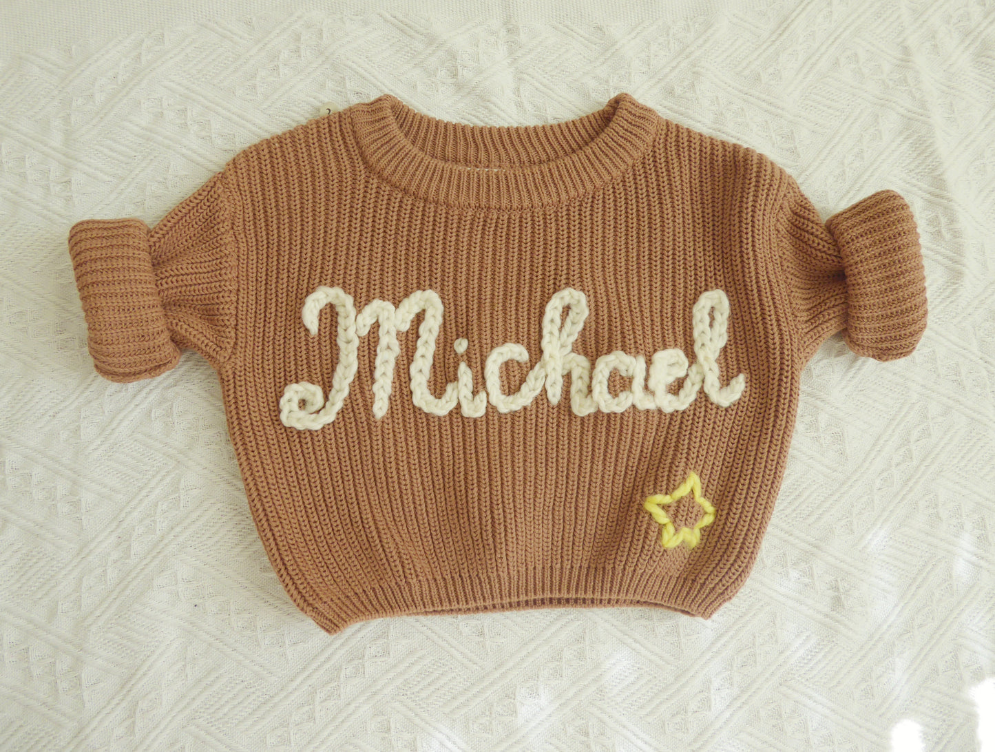 Personalized Baby Name Sweater, Embroidered Children Sweatshirt, Knit Sweater Toddler, Custom Baby Sweater with Name, Customized Baby Gifts