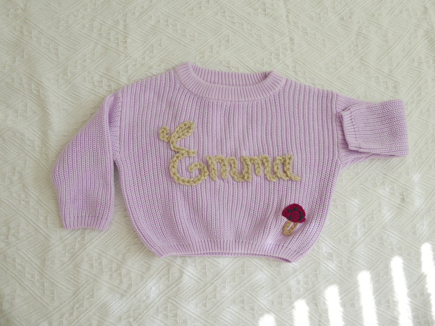 Personalized Baby Name Sweater, Embroidered Children Sweatshirt, Knit Sweater Toddler, Custom Baby Sweater with Name, Customized Baby Gifts